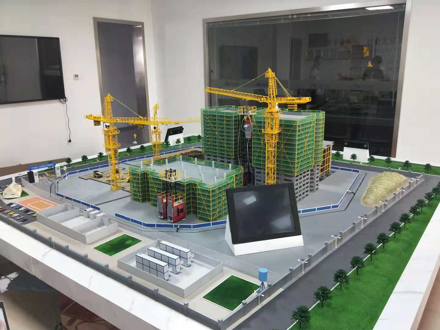 临沂建筑施工场景模型